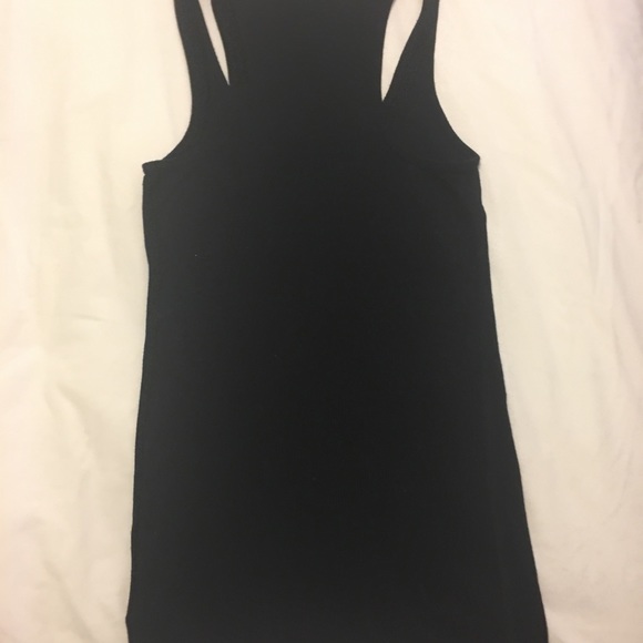 Aerie black ribbed, super soft black tank top. - Picture 3 of 7